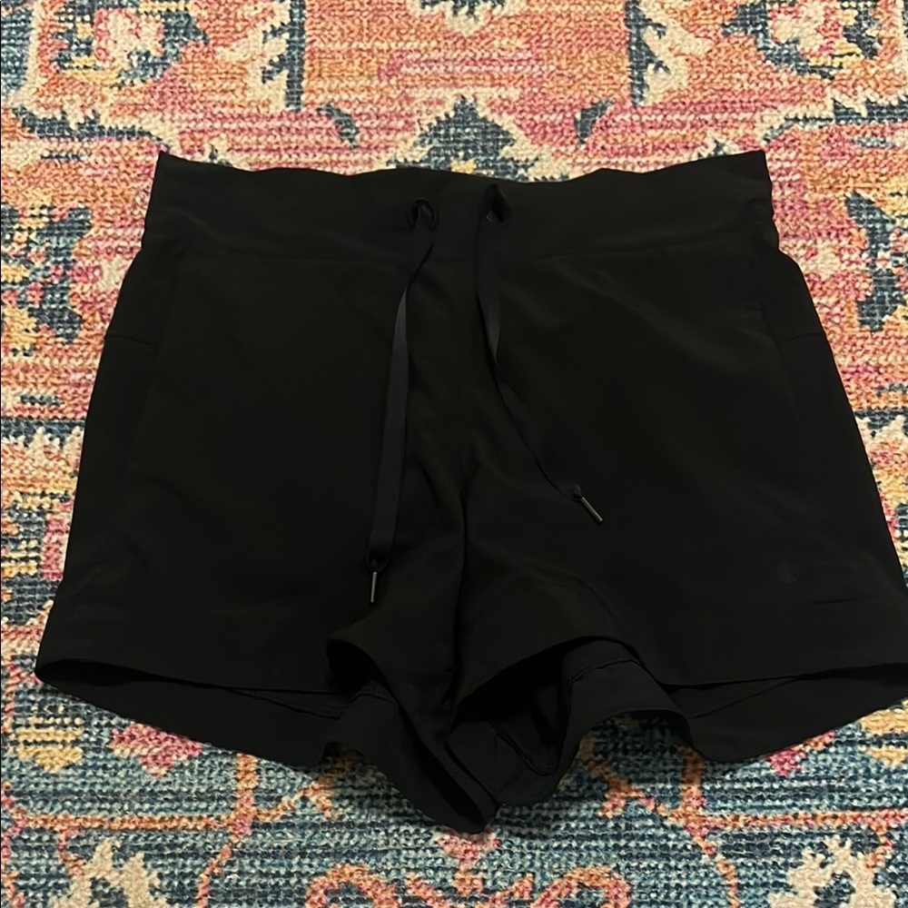 Women's Black Drawstring Shorts